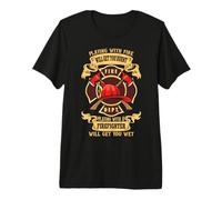 Playing with A Firefighter Fireman Firefighters Lovers Premium T-Shirt