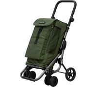 Playmarket Go Up Premium klappbarer Einkaufstrolley mit 4 Rädern Grün Grün M