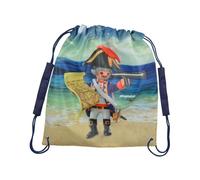 PLAYMOBIL - Turnbeutel 38 x 35 cm Sportbeutel aus Polyester 126496 Piraten Motiv 7"