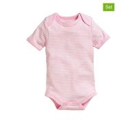Schnizler Unisex Baby 1/4-arm 2er Pack Elefant Formender Body, Rosa (Rosa 14), 86-92 EU