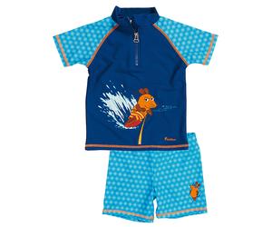 Playshoes 2tlg. Badeoutfit "Die Maus" in Blau - Größe 86/92 | Baby Bademode
