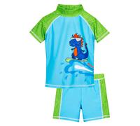 Playshoes 2tlg. Badeoutfit "Dino" in Türkis - Größe 122/128 | Baby Bademode