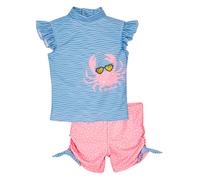 Playshoes 2tlg. Badeoutfit "Krebs" in Hellblau - Größe 110/116 | Baby Bademode