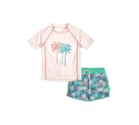 Playshoes 2tlg. Badeoutfit "Palmen" in Rosa - Größe 134/140 | Baby Bademode