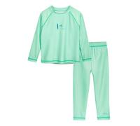 Playshoes 2tlg. Badeoutfit "Surfbrett Palmen" in Mint - Größe 110/116 | Baby Bademode