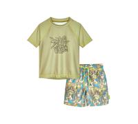 Playshoes 2tlg. Badeoutfit "Wave" in Grün - Größe 110/116 | Baby Bademode