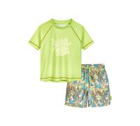 Playshoes 2tlg. Badeoutfit "Wave" in Grün - Größe 98/104 | Baby Bademode