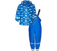 Playshoes 2tlg. Regenoutfit in Blau - Größe 128 | Babyoveralls