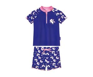 Playshoes Baby/kleinkinder Mädchen Badeset zweiteilig (Einhorn, 86/92)