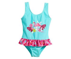 Playshoes Badeanzug "Flamingo" in Türkis - Größe 134/140 | Baby Bademode