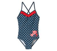 Playshoes Badeanzug "Herzchen" in Dunkelblau - Größe 98/104 | Baby Bademode