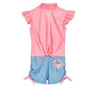 Playshoes Kinder Badehose UV-Schutz Einteiler Krebs Blau/Pink-110/116