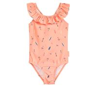 Playshoes Badeanzug "Surfbrett Palmen" in Orange - Größe 110/116 | Baby Bademode
