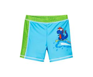 Playshoes Badehose "Dino" in Türkis - Größe 122/128 | Baby Bademode
