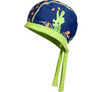 Playshoes UV-Schutz Kopftuch Krokodil Bademütze, Blau (Marine), 53cm