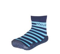 Playshoes Aqua-Socke STREIFEN in hellblau/marine, Gr. 22/23, maedchen,junge