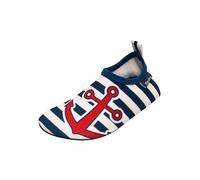 Playshoes Barfuß-Schuhe Unisex Kinder Wassersportschuh, Maritim, 30/31 EU