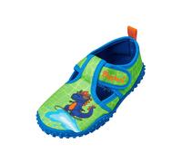 Playshoes Unisex Kinder Aquaschuhe Laufschuh, Blau Grün Dino, 32/33 EU