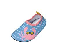 Playshoes Unisex Kinder Barfuß-Schuhe, Blau Pink Krebs, 30/31 EU