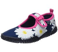 Playshoes Badeschuhe Margarite mit UV-Schutz, Unisex-Kinder Aqua Schuhe, Blau (Marine), 22/23 EU (6 UK)