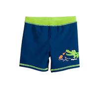 Playshoes - Kid's UV-Schutz Shorts Krokodil - Badehose, Gr. 134-140, blau/grün (Marine)