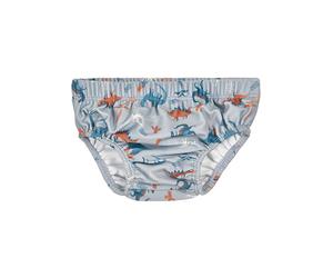 Playshoes Badewindel "Dino" in Hellblau - Größe 74/80 | Baby Bademode