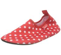Playshoes Barfuß Badeslipper Aqua-Schuhe, Rot Punkte, 26/27 EU