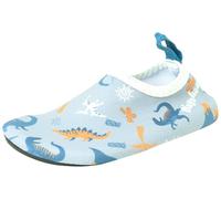 Playshoes - Kid's Barfuß-Schuh Dino Allover - Wassersportschuhe, Gr. 30-31, grau (Blue)