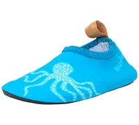 Playshoes - Kid's Barfuß-Schuh Meerestiere - Wassersportschuhe, Gr. 18-19, blau (Turquoise)
