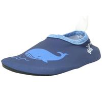 Playshoes Barfuß-Schuhe Unisex Kinder Wassersportschuh, Wal, 24/25 EU