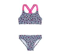 Playshoes Mädchen Zweiteiler Bikini, Grau Allover Leo, 158 cm-164 cm
