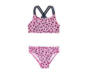 Playshoes Bikini "Leo-Print" in Rosa - Größe 146/152 | Kinder Bademode