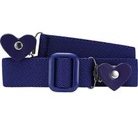 Playshoes Kinder Elastik-Gürtel Herz-Clip Lila-74-110