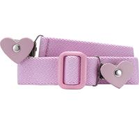 Playshoes Mädchen Elastik-gürtel Herz-clip Uni Gürtel, Rosa (Rose), 74-110 EU