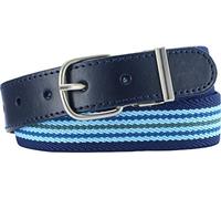Playshoes Leder-Elastik-Gürtel hellblau/marine - Junge - Gr. 65 cm