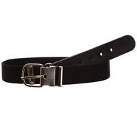 Playshoes Stretchgürtel mit Leder-Applikation Schwarz 55cm