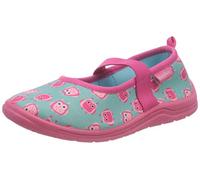 Playshoes Hausschuh Eulen türkis Mädchen 201811-15, Größe:26/27, Farbe Playshoes:türkis