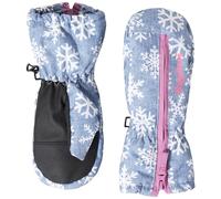 Playshoes Fäustling Schneeflocken mit Reißverschluss Unisex Kinder Winter-Handschuhe, Schneeflocken Reißverschluss, 3