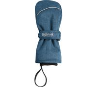 Playshoes Kinder - Unisex 1er Pack warme Winter-Handschuhe mit Klettverschluss Fäustling, Blau (Jeansblau 3), 3 ( 4-6 Jahre) (Herstellergröße: 3 ( 4-6 Jahre))