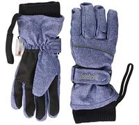 Playshoes Kinder Finger-Handschuh Gr. M (EU 8–12 Jahre) Blau (Jeansblau)