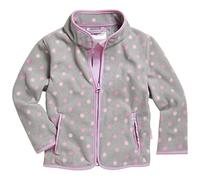 Playshoes Fleece-Jacke Unisex Kinder Outdoor-Oberteil, grau Punkte, 104