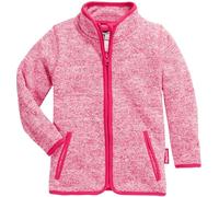 Playshoes Fleece-Jacke Unisex Kinder Outdoor-Oberteil, pink Strickfleece, 80