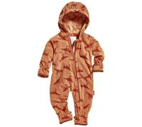 Playshoes Kinder Fleece-Overall Dinos Ocker-62