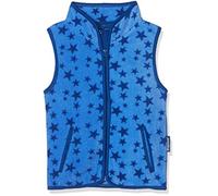 Playshoes Fleece-Weste STERNE in blau, Gr. 80, junge