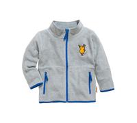 Playshoes Jacke Fleece DIE MAUS grau/melange Jungen 420018-37, Farbe Playshoes:grau/melange, Größe Playshoes:80