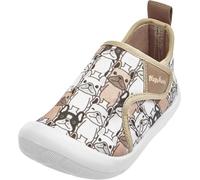 Playshoes Freizeitschuh Hunde Allover Unisex Kinder Sneaker, Braun Allover Hunde, 24 EU