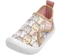 Playshoes Freizeitschuh Katze Allover Unisex Kinder Sneaker, Rosa Allover Katzen, 23 EU