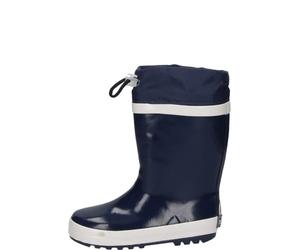 Playshoes gefütterte Kindergummistiefel BASIC blau mit Stulpe 34/35