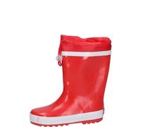 Playshoes gefütterte Kindergummistiefel BASIC rot mit Stulpe 32/33