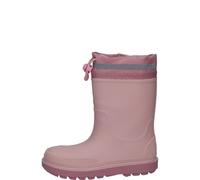 Playshoes gefütterte Kindergummistiefel rosa mit Stulpe 28